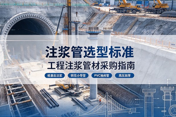管城注浆管选型标准