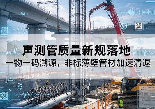 管城声测管质量新规落地，一物一码溯源，非标薄壁管材加速清退