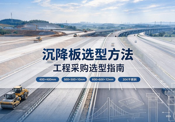 管城沉降板选择方法